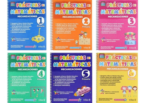 Pack Prácticas De Matemáticas Del 1 Al 6 Primaria Trillas