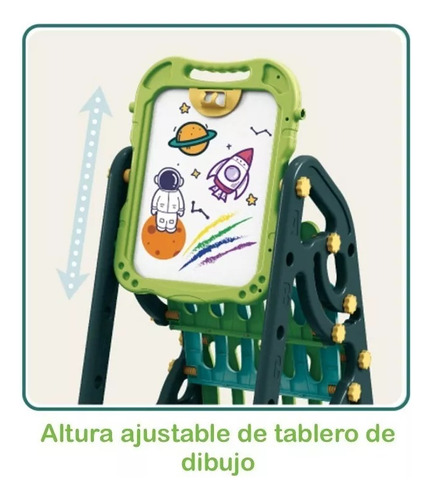 Caballete Para Niños Doble Cara Con Tablero Magnético