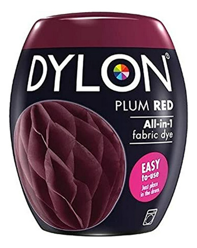 Tinte Para Tela - Dylon Machine Fabric Dye Pod Ciruela Rojo