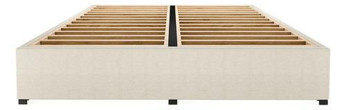 Base De Cama Individual Armable Madera Colchones Recamaras Beige