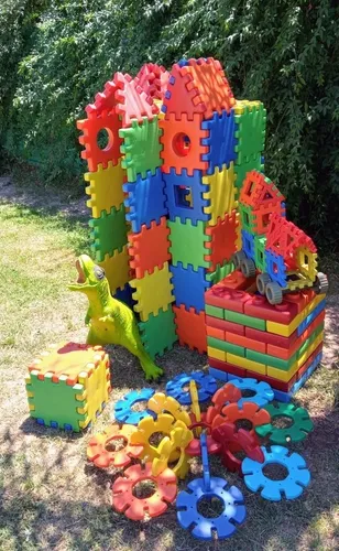 50 Bloques Ladrillos Gigantes Juguete Didactico