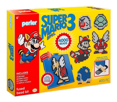Perler Beads Super Mario Bros 3 Deluxe Kit Nintendo Oficial