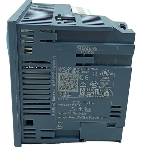 Medidor De Grandeza Siemens 7km4211-1ba00-3aa0 5a 500v