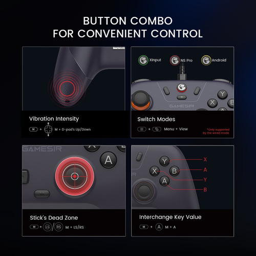 Controlador Inalámbrico Gamesir Nova Lite Para Pc/switch-pur