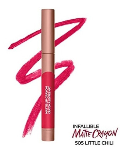 L'oreal Paris Labial Mate En Crayon Retractable 