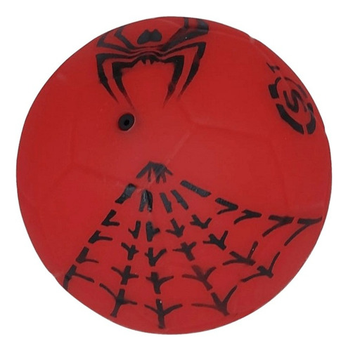 Pelota Futbol Nº 2 Pvc Spiderman - Turby Toy Color Rojo