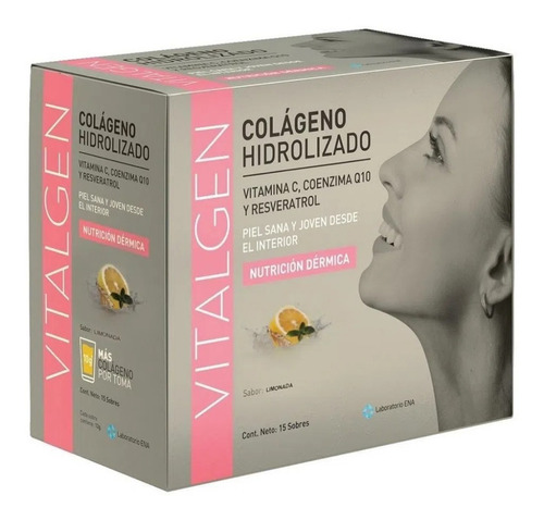 Vitalgen Colageno Hidrolizado + Vit C+ Q10+ Resvertrol 15u