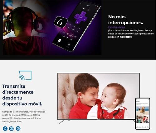Imagen 7 de 9 de Pantalla Westinghouse Wr42fx2002 42 Pulgadas Hd Smart Tv