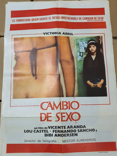 Afiche Cine Original-nuevo-1076- Con Victoria Abril