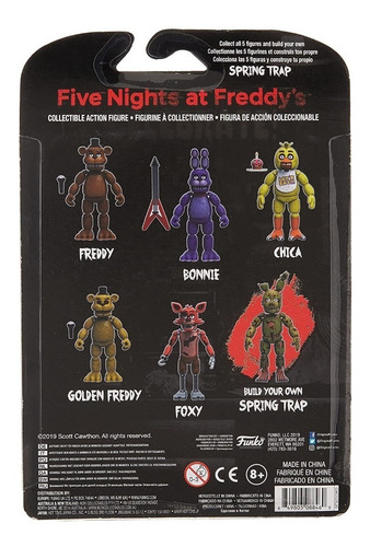 Freddy Figura Articulada Five Nights At Freddy´s Spring Trap