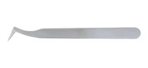 Pinzas de laboratorio de alta precisión, 6 (15,2 cm), pinzas de punta  curvada fuerte fina, acero inoxidable