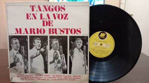 Mario Bustos Tangos En La Voz De Lp Vinilo Ex