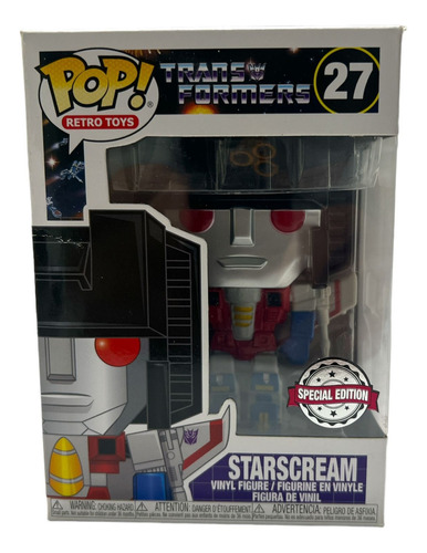 Funko Pop Transformers Starscream 27 Retro Toys Especiales