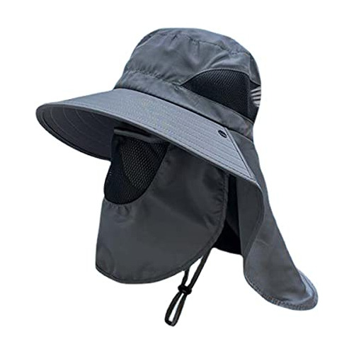 Sombrero Impermeable Ala Ancha Con Protección Solar Upf 50+