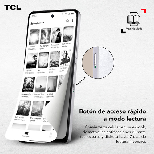 Smartphone Tcl 50 Pro Nxtpaper 5g 512gb + Lápiz