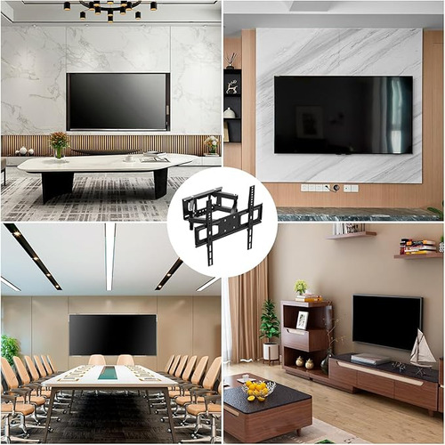 Soporte De Tv Led Lcd Hb 502 De 32 A 70 Pulgadas Color Negro