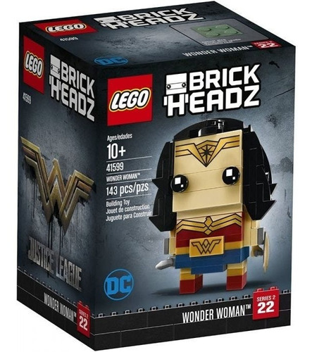 Lego Original, Modelo Brickheadz Wonder Woman, Nuevo