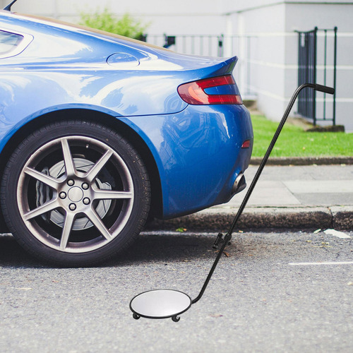 Bajo Inspección Del Vehículo Espejo Del Automóvil