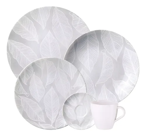 Aparelho De Jantar Tramontina Arbo Porcelana 20 Peças