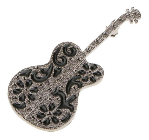 Broche De Aleación De Negro Guitarra Broche De Instrumentos