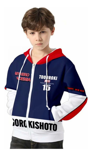 Sudadera My Hero Academia Todoroki Shoto Para Niños