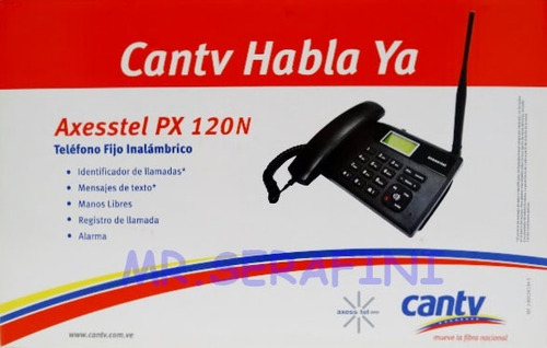 Cantv Habla Ya Axesstel Px 120n Nuevo Con Linea Activa