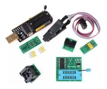 Comprar Kit Programador Usb Para Eeprom Ch341a Adaptadores 1.8 Soic8