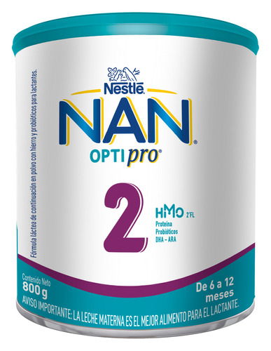 Nestlé Nan Optipro 2 En Lata De 800g - 6  A 12 Meses