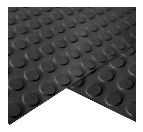 Imagem 1 de 4 de Piso Borracha Moeda 120 Placas 0,50x0,50m 30m² Frete Gratis