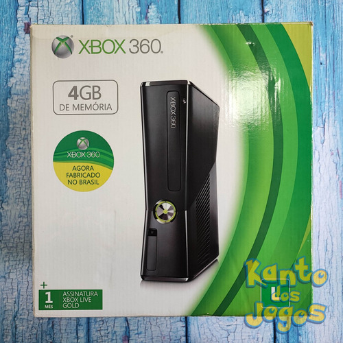 Microsoft Xbox 360 Preto + Kinect Com 2 Controles Na Caixa