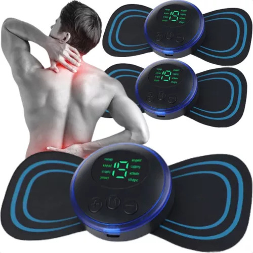 Kit 3 Mini Massageador Elétrico Portátil Profissional Ems