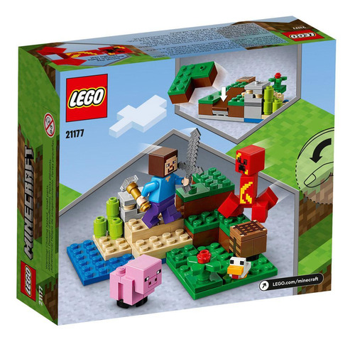 Lego Minecraft A Emboscada Do Creeper 21177 72peças