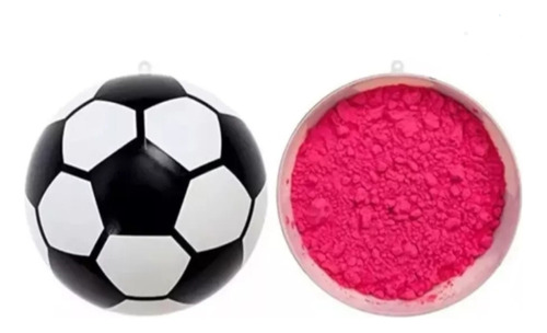 Gender Reveal Balón Futbol Revelación De Género Polvos Holi