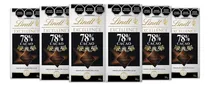 Comprar Pack 6 Barras Chocolate Amargo Lindt 78% Cacao 100g