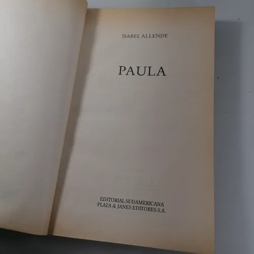 Paula - Isabel Allende (Usado)