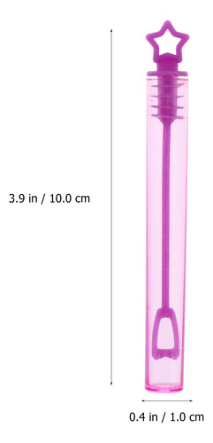 Juego De 20 Botellas Bubble Wand Botellas Bubble Solution Pa