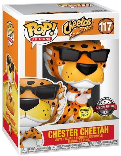 Funko Pop! Ad Icons - Chester Cheetos Flaming Hot #117 Glow