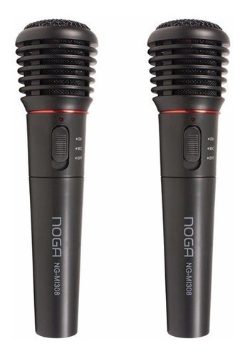 Set 2 Microfonos Inalambricos O Con Cable Combo Alta Calidad