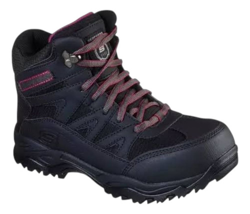 Skecher Bota Work Pomeria Seguridad Sama Negra 108002