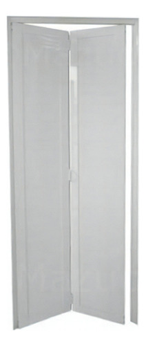 DC porta de aluminio linha 25 camarão lambril branco 2,10 x 0,80