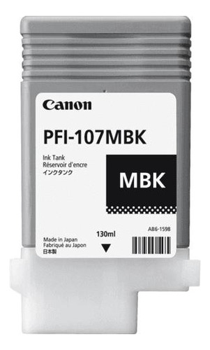 Cartucho Plotter Canon Pfi 107 Mbk Matte Black