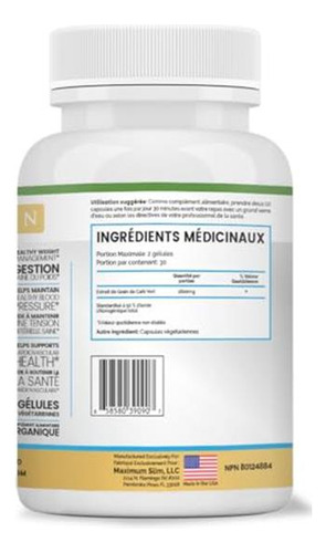 Maximize Within Extracto De Grano De Café Verde, 60 Cápsulas