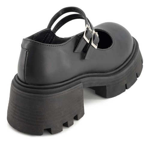 Balerina Formal 1484373ve Fresca Negro Fiesta Hebilla Liso