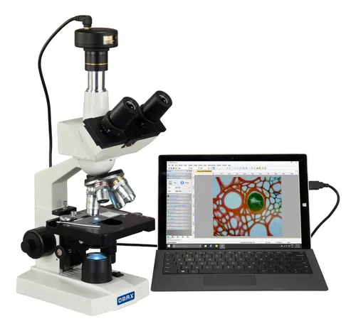 comprar Microscopio Omax 40x-2000x Led Trinocular 5mp Usb
