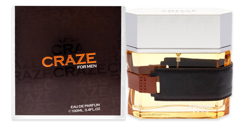 Craze By Armaf Para Hombre, Aerosol Edp De 3.4 Onzas