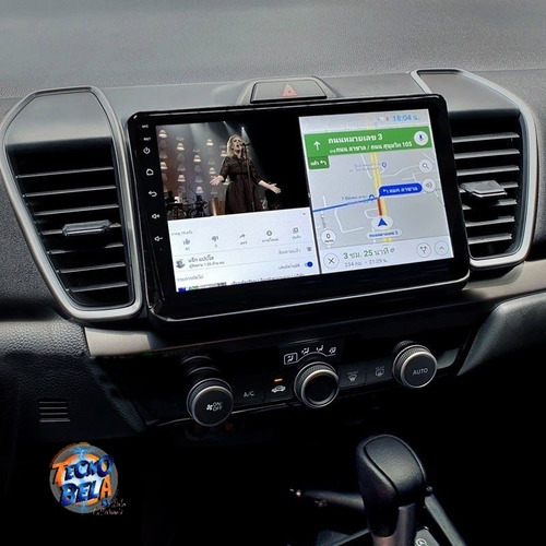 Imagen 2 de 6 de Autoestéreo Android 9' Honda City 2019-2021 Gps Mapas Camara