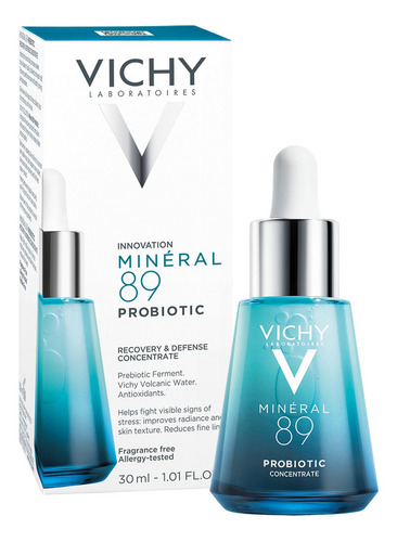 Minerál 89 Probiotic Fractions Serum Reparador 30ml Vichy Momento de aplicación Día/Noche Tipo de piel Todos