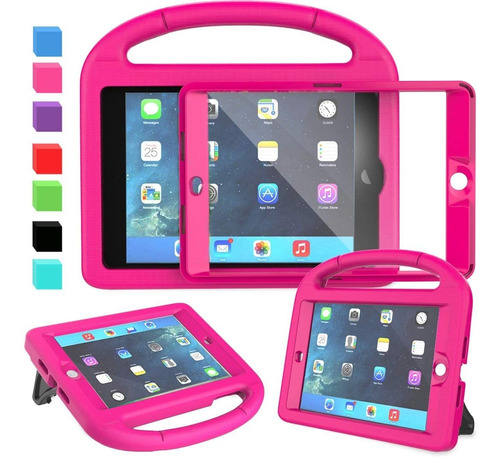 Funda Rosa Para iPad Mini 1 2 3 Con Protector De Pantalla