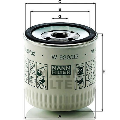 Kit 3 Filtros Mann C2776 W920/32 Cu3567 - Ford