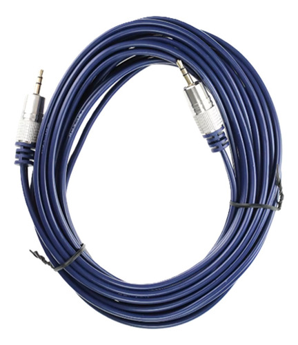 Cabo P2 + P2 St Metal Profissional Azul 2m De Alta Qualidade